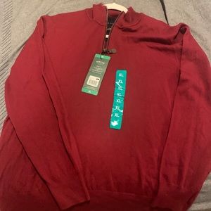 ORVIS Merino Wool Zipneck Sweater